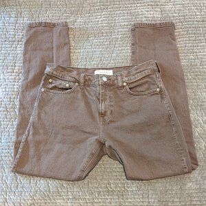 PacSun 30x30 Slim men's light chocolate brown denim jeans